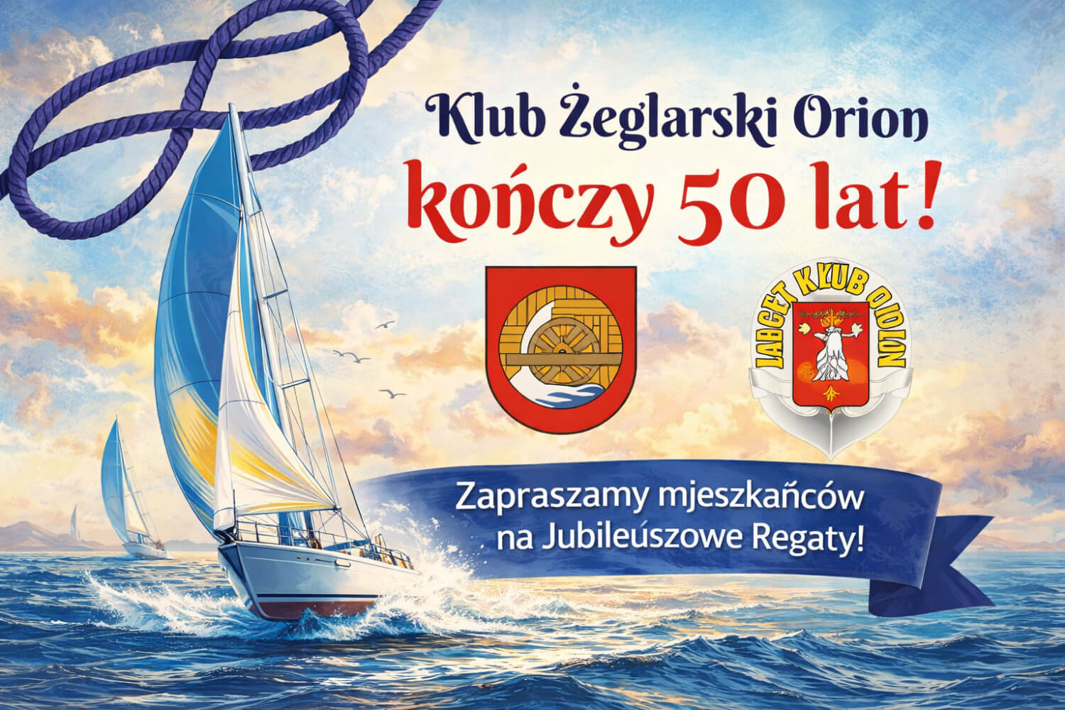 Klub żeglarski Orion kończy 50 lat!